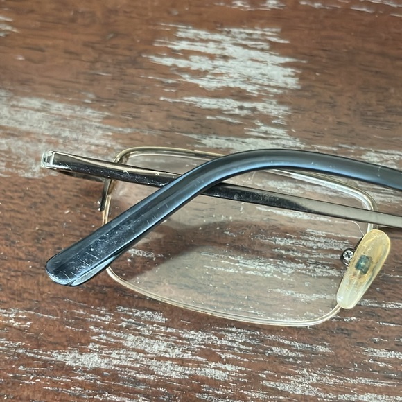 Dr. Dean Edell power +1.25 titanium half rim eyeglasses readers - Picture 3 of 15